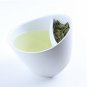 Chinese Personalized Special Design Plastic Tilt Tea Cup With Tea Infuser 250ml