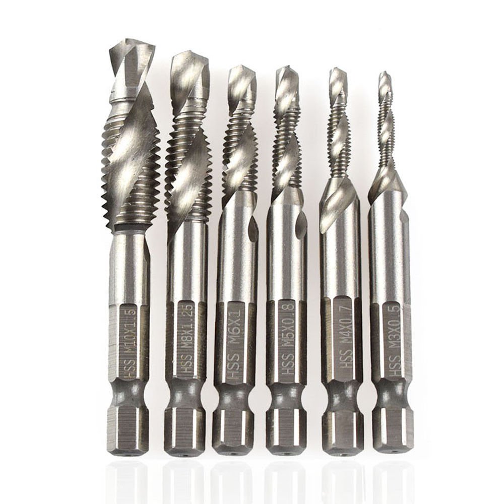 Hex HSS High Speed Steel Thread Spiral Screw M3 M4 M5 M6 M8 M10 Metric Composite