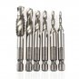 Hex HSS High Speed Steel Thread Spiral Screw M3 M4 M5 M6 M8 M10 Metric Composite