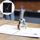 Guitar 3D Pop Up Music Guitar Greeting Card Christmas Valentine Birthday