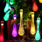 Premium Quality 6m 30 LED Solar Christmas Lights 8 Modes  Waterproof Water Drop