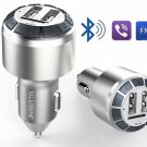 Bluetooth FM Transmitter HandsFree LCD Display USB Quick Charger 5V 3.1A USB