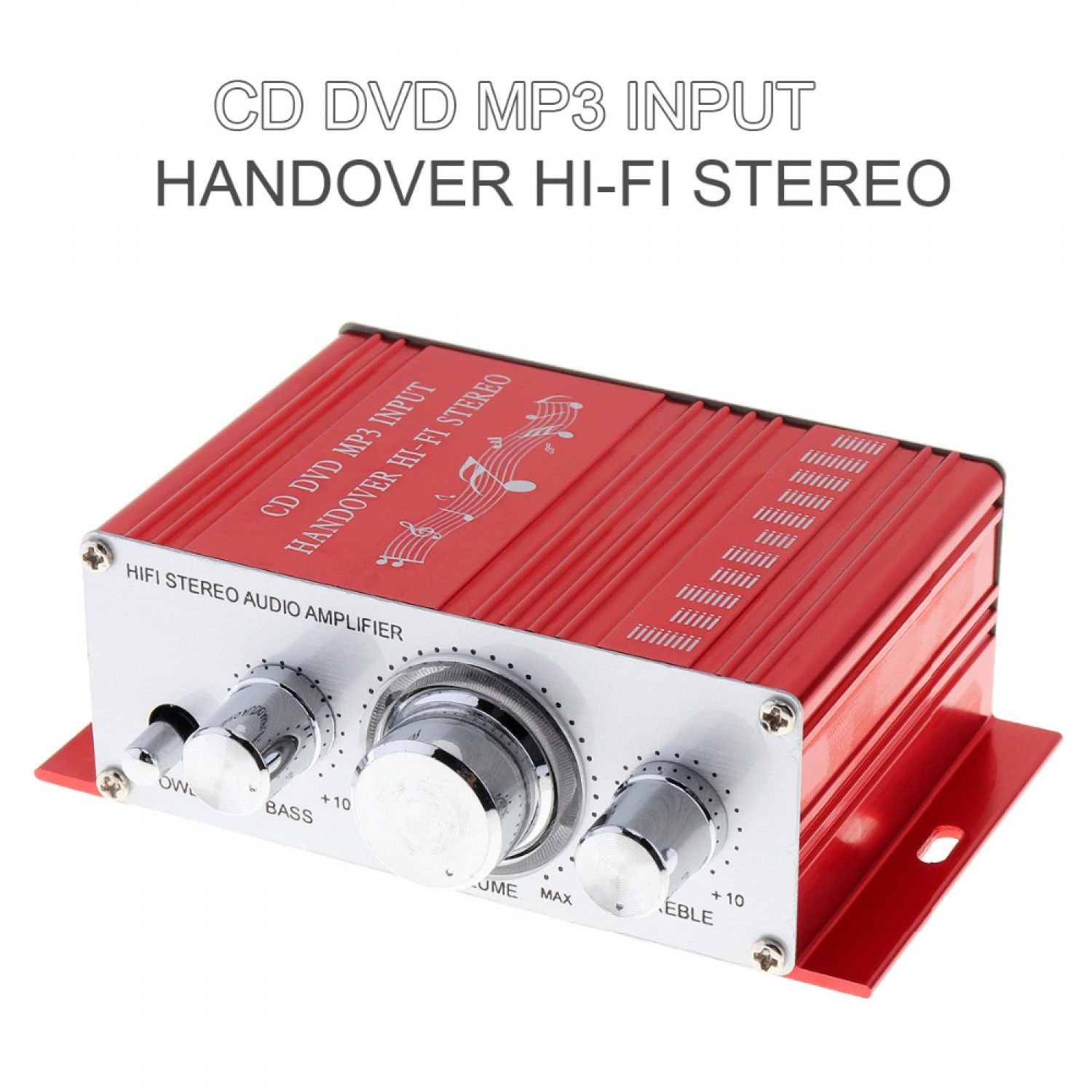 12V Mini Auto Car Amplifier Stereo Audio Amplifier Support CD DVD MP3 Input