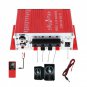 12V Mini Auto Car Amplifier Stereo Audio Amplifier Support CD DVD MP3 Input