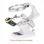 Welding LED Magnifier 3X/4.5X magnifying glass Alligator Clip Holder Clamp