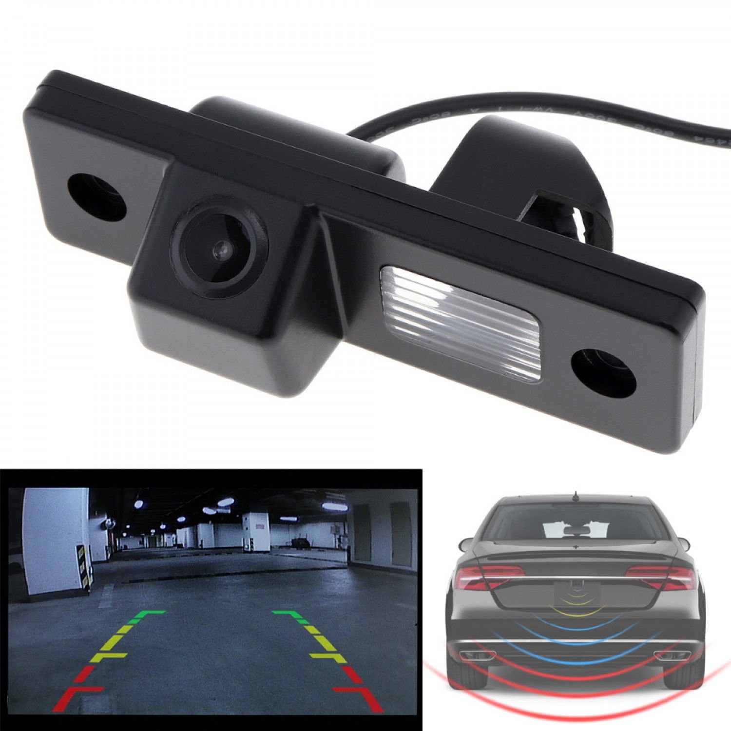 CCD HD Car Rear View Camera Wide Angle Auto Rearview Reverse Backup Camera