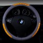 Steering Wheel Covers Hubs With Rubber Ring Reflect Light Car Accessories Red