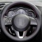 Black Leather Car Steering Wheel Cover For Mazda CX-5 CX5 Atenza 2014 Free Ship