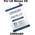 3400mAh BL-T19 Battery BL T19 Battery for Original LG Nexus 5X Battery H790 H791