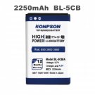 BL-5CB /BL-5CA 2250mAh Battery For Nokia 1800 E60 3600 3660 6620 6108 N72 N91