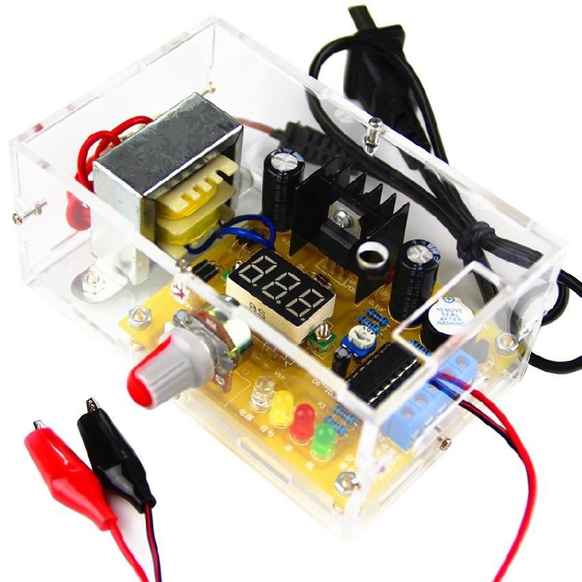 DIY Kit LM317 Adjustable Regulated Voltage 220V to 1.25V-12.5V Step-down Power