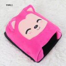 Winter Warm Mouse Pad Thick Cartoon Plush Hand Warmer Heated with Wristguard