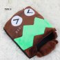 Winter Warm Mouse Pad Thick Cartoon Plush Hand Warmer Heated with Wristguard