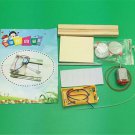 DIY Four-wheeled Belt Geared Car Model Child Inventions Kit Pupils Physical