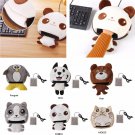 Practical Cute Animal Cartoon Thick Plush Winter Heated Warm Mouse Pad Hand Warm