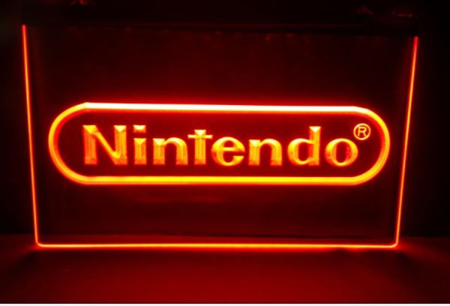 Nintendo Game Beer Bar Pub Club 3D Signs Led Neon Light Sign Vintage Home Decor