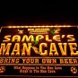 Name Personalized Custom Man Cave Soccer Bar Beer Neon Sign Hang Sign Home