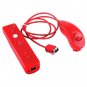 6 color 2in1 Wireless Remote Controller and Nunchuk Controller for Nintendo