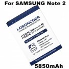 5850mAh EB595675LU For Samsung GALAXY Note 2 Battery Note II