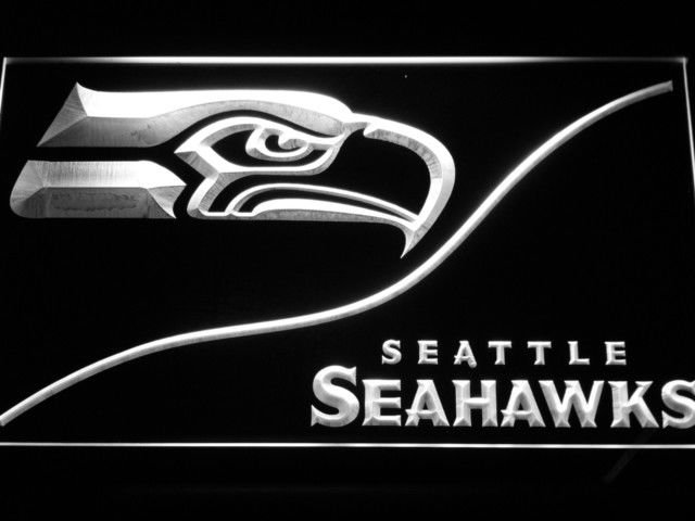 Seattle Seahawks Bar LED Neon Sign with On/Off Switch Multi-Colors
