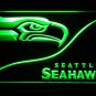 Seattle Seahawks Bar LED Neon Sign with On/Off Switch Multi-Colors