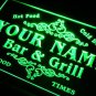 Name Personalized Custom Family Bar & Grill Beer Home Gift Neon Sign with On/Off