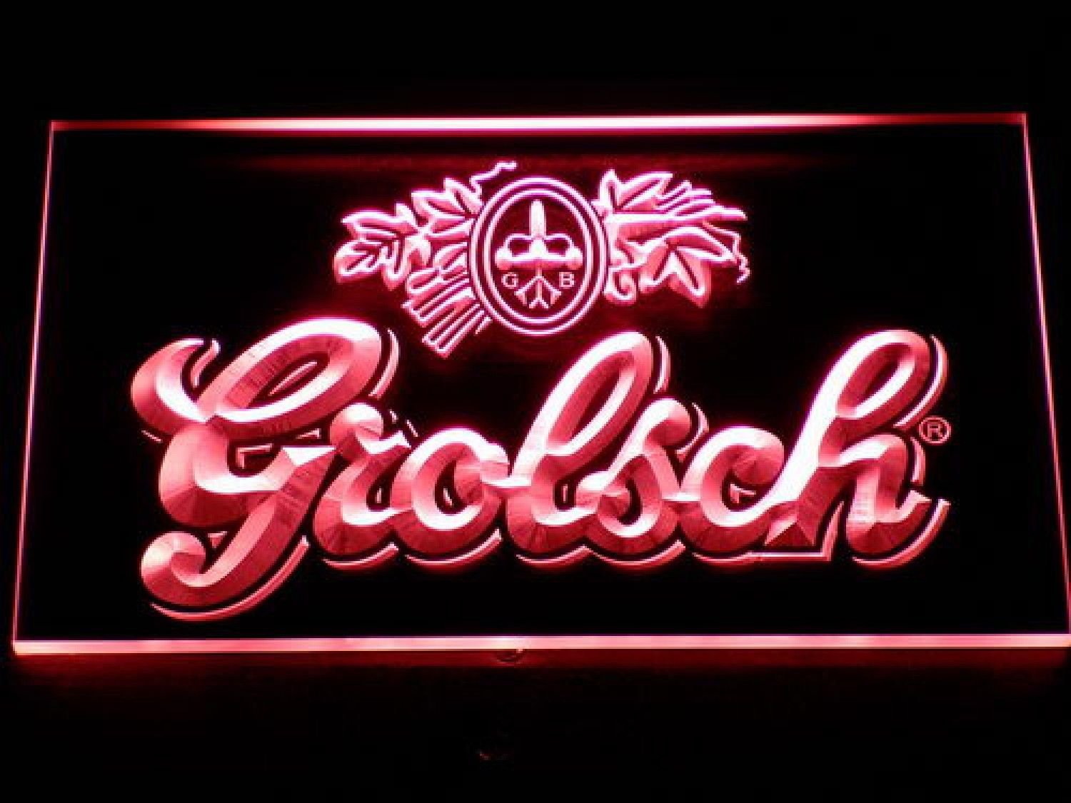 Grolsch Beer Bar Pub Club NEW LED Neon Sign with On/Off Switch 20+ Green Color
