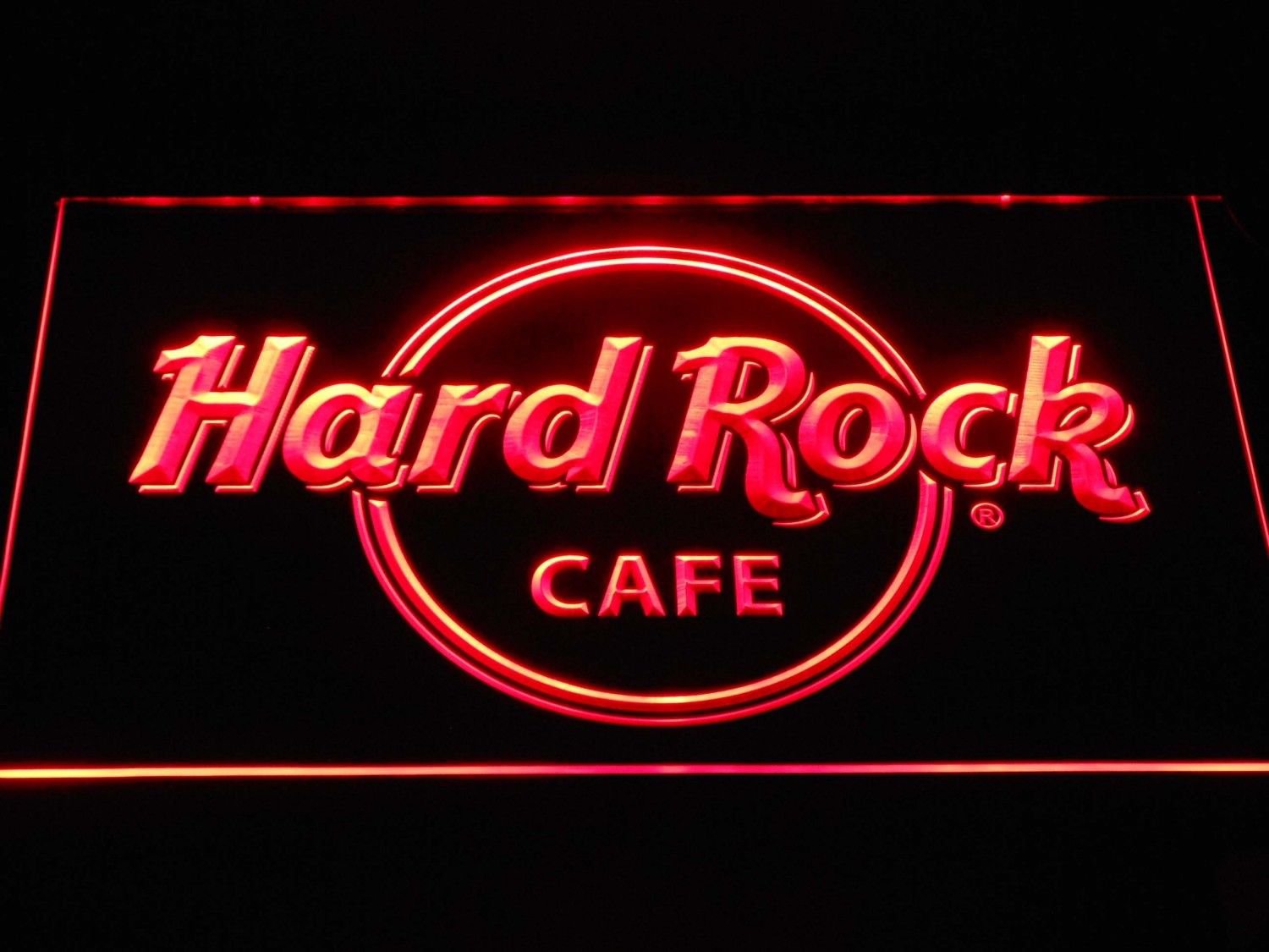 Hard Rock Cafe LED Neon Sign with On/Off Switch RED Color
