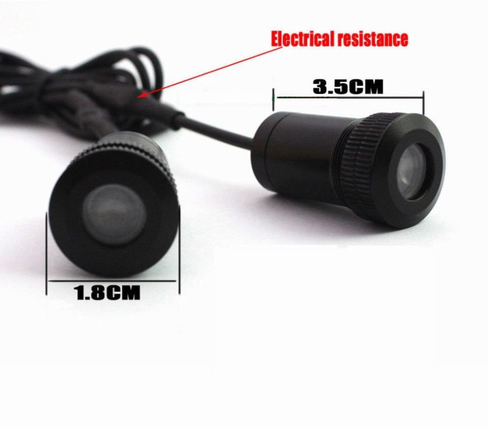 2PCs LED Car Door Welcome Light Case For Citroen Light Courtesy Led Car Lasera