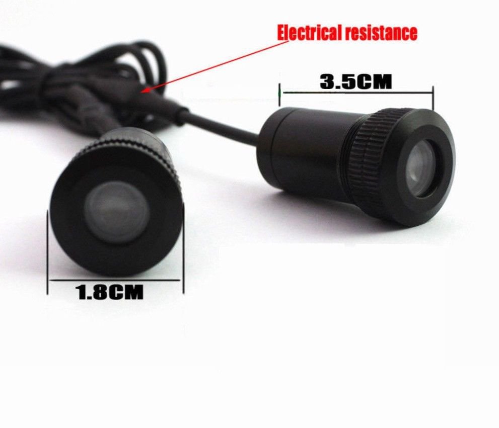 2PCs Case For Renault LED Logo Door Welcome Light Courtesy Led Car Free Shipping