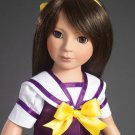 Kohanna 18 inch Slim Doll in School Uniform, Shoes and Bag Made by Carpatina