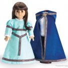 French Princess Medieval Doll Dress & Blue Velvet Cloak fits 18" American Girl