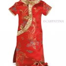 Chinese Cheongsam Dress and Shoes fits 18" American Girl or Our Generation Dolls