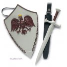 Sword and Shield Accessories fits 18" American Girl and Carpatina Dolls, NEW