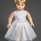 White Ballerina Dress and Slippers, 18 Inch Doll Clothes fits American Girl, NEW