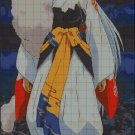 Sesshomaru anime cross stitch pattern in pdf ANCHOR