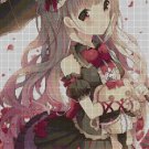 Girl with bunny anime cross stitch pattern in pdf ANCHOR