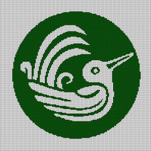 AZTEC BIRD CROCHET AFGHAN PATTERN GRAPH