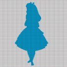 ALICE SILHOUETTE CROCHET AFGHAN PATTERN GRAPH