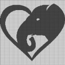 ELEPHANT LOVE CROCHET AFGHAN PATTERN GRAPH