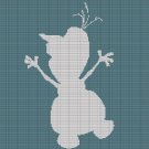 OLAF IN FROZEN CROCHET AFGHAN PATTERN GRAPH