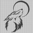 WOLF AND THE MOON CROCHET AFGHAN PATTERN GRAPH