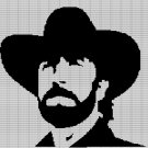 CHUCK NORRIS FACE CROCHET AFGHAN PATTERN GRAPH