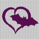 BAT LOVE CROCHET AFGHAN PATTERN GRAPH
