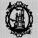 HAUNTED HOUSE CROCHET AFGHAN PATTERN GRAPH
