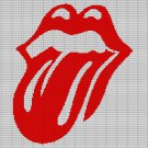 ROLLING STONES CROCHET AFGHAN PATTERN GRAPH