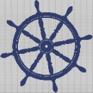 SHIP STEERLING WHEEL CROCHET AFGHAN PATTERN GRAPH
