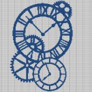 CLOCKS CROCHET AFGHAN PATTERN GRAPH