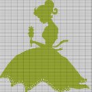 GIRL WITH FLOWER CROCHET AFGHAN PATTERN GRAPH