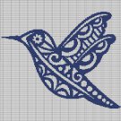 BIRD WITH MOTIFS CROCHET AFGHAN PATTERN GRAPH